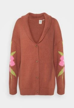 Roxy Hand On Heart - Cardigan - Cedar Wood