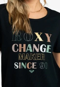 Roxy Ocean After - Print T-Shirt - Anthracite -Roxy aeb9e7dae70d4a548691d5df4c9bf557