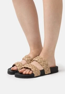 Roxy Slippy Braided - Mules - Black/Tan