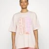 Roxy Essential Energy Oversize Tee - Print T-Shirt - Pale Dogwood