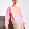Roxy Lineup Oversized Crew- Sweatshirt - Sachet Pink -Roxy c0d6a9fa54f54ca7be28ba44a8269d1d