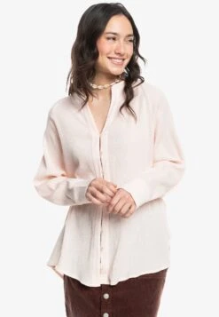 Roxy Morning Langarm - Button-Down Blouse - Orange