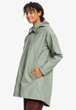 Roxy Rain Dance - Waterproof Jacket - Green -Roxy c4ea36cf6aa749c4a192b70881593706