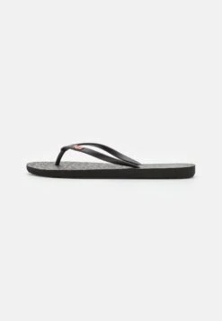 Roxy Viva Stamp - T-Bar Sandals - Anthracite/Black -Roxy cc00301fb8fb4644aaefbc174213ba3a