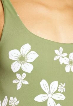 Roxy Retro One Piece - Swimsuit - Loden Green -Roxy cc4413f90bf04a9d81eb2be5a2eda482