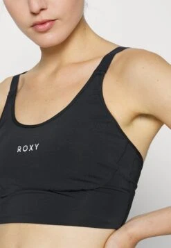 Roxy Boogie Girl - Medium Support Sports Bra - Anthracite -Roxy cc7ab2b65c794f9797f7158c20f8c4f9