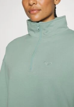 Roxy Essential Energy Half Zip - Sweatshirt - Blue Surf -Roxy ce57d9dcb0fa4653ba03a486deffda77