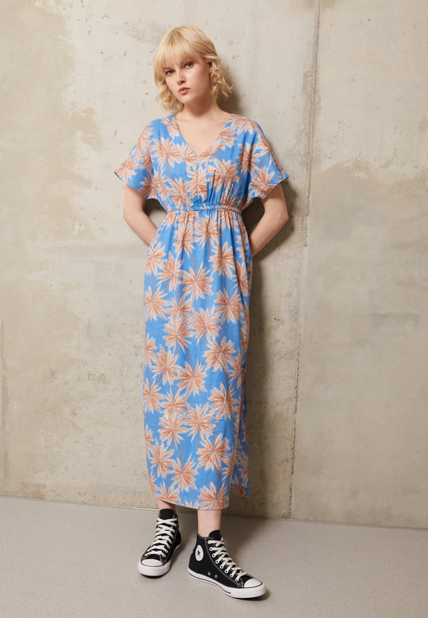 Roxy Dynamite Girl Again - Maxi Dress - Azure Blue 3 Roxy Dynamite Girl Again - Maxi Dress - Azure Blue