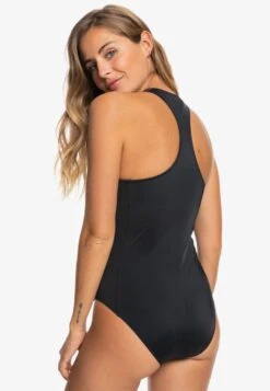 Roxy Active High Performance- Swimsuit - Anthracite -Roxy d5c17c9cad1841649387e16118c8e895