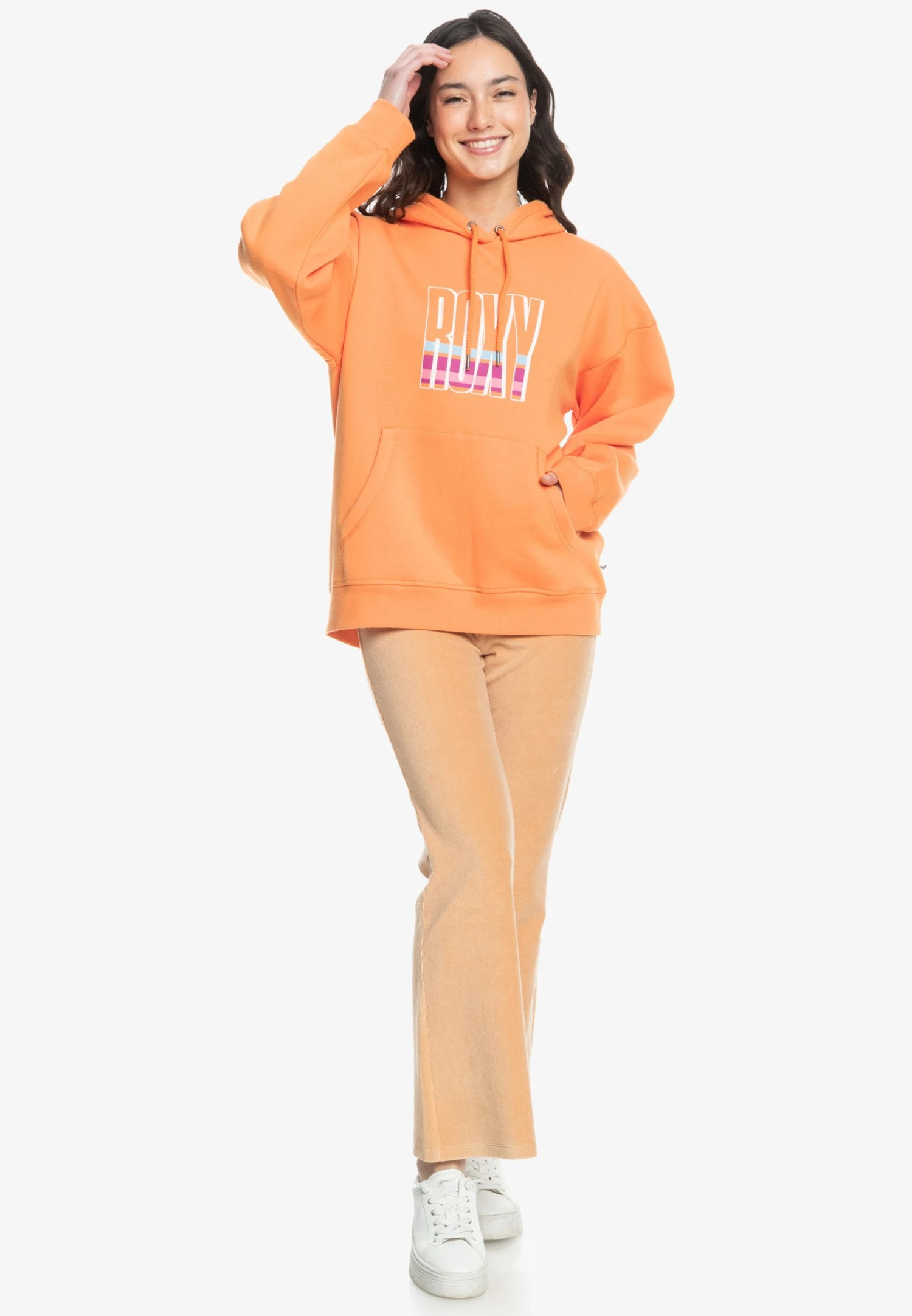 Roxy Thats RadOtlr Kvj0 - Sweatshirt - Orange 4 Roxy Thats RadOtlr Kvj0 - Sweatshirt - Orange - Image 2