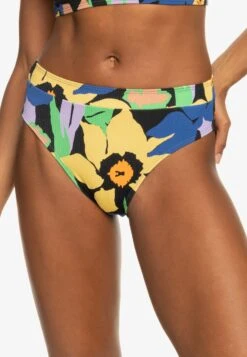 Roxy Mit Mittlerer Bedeckung Für - Bikini Bottoms - Anthracite Flower Jammin