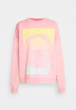 Roxy Lineup Oversized Crew- Sweatshirt - Sachet Pink -Roxy d931e4d861884f11bd7fe37dc7608dd2