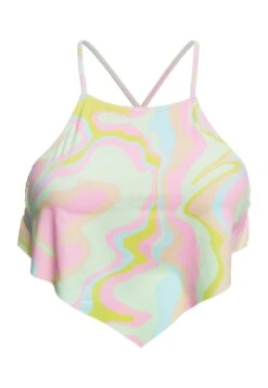 Roxy Tropics Hype Crop - Bikini Top - Ambroisia Swirl Swim -Roxy d99eafb275214c0e991b769876883216
