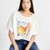 Roxy I Will Miss You Tees - Print T-Shirt - Bright White