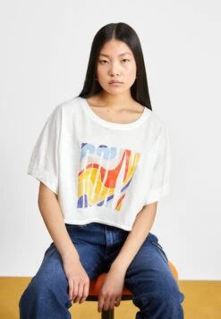 Roxy I Will Miss You Tees - Print T-Shirt - Bright White