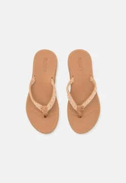 Roxy Clemente - T-Bar Sandals - Natural -Roxy de15d6c0e4f942b5839eba31981c1795