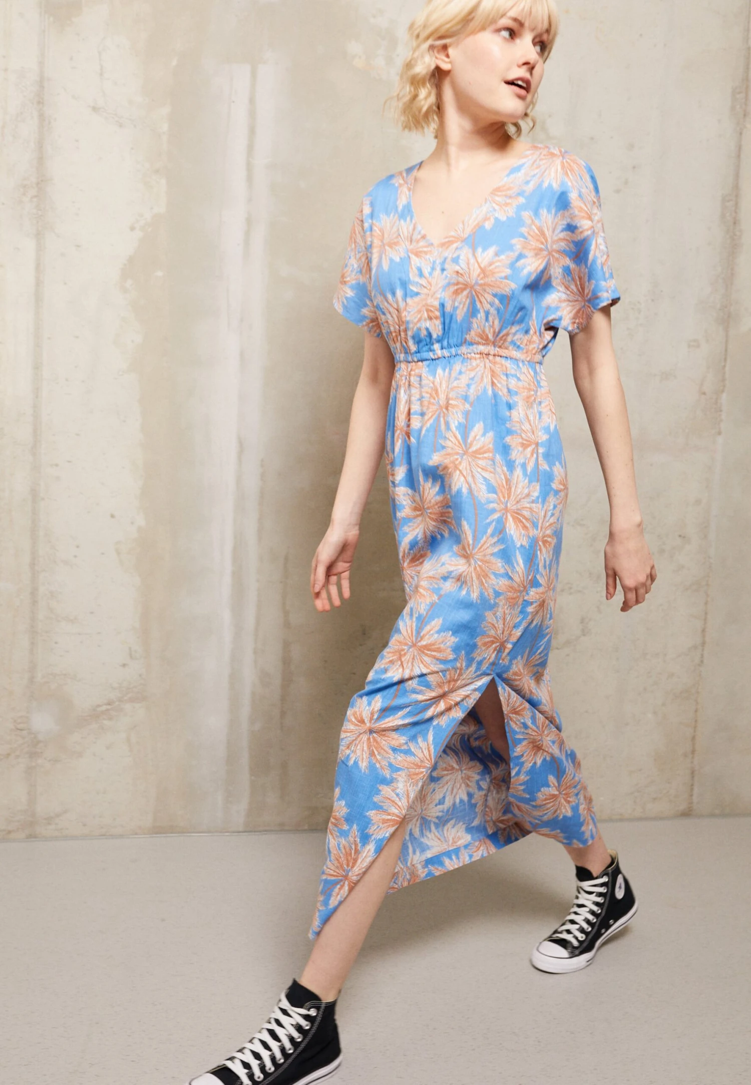 Roxy Dynamite Girl Again - Maxi Dress - Azure Blue 5 Roxy Dynamite Girl Again - Maxi Dress - Azure Blue - Image 3