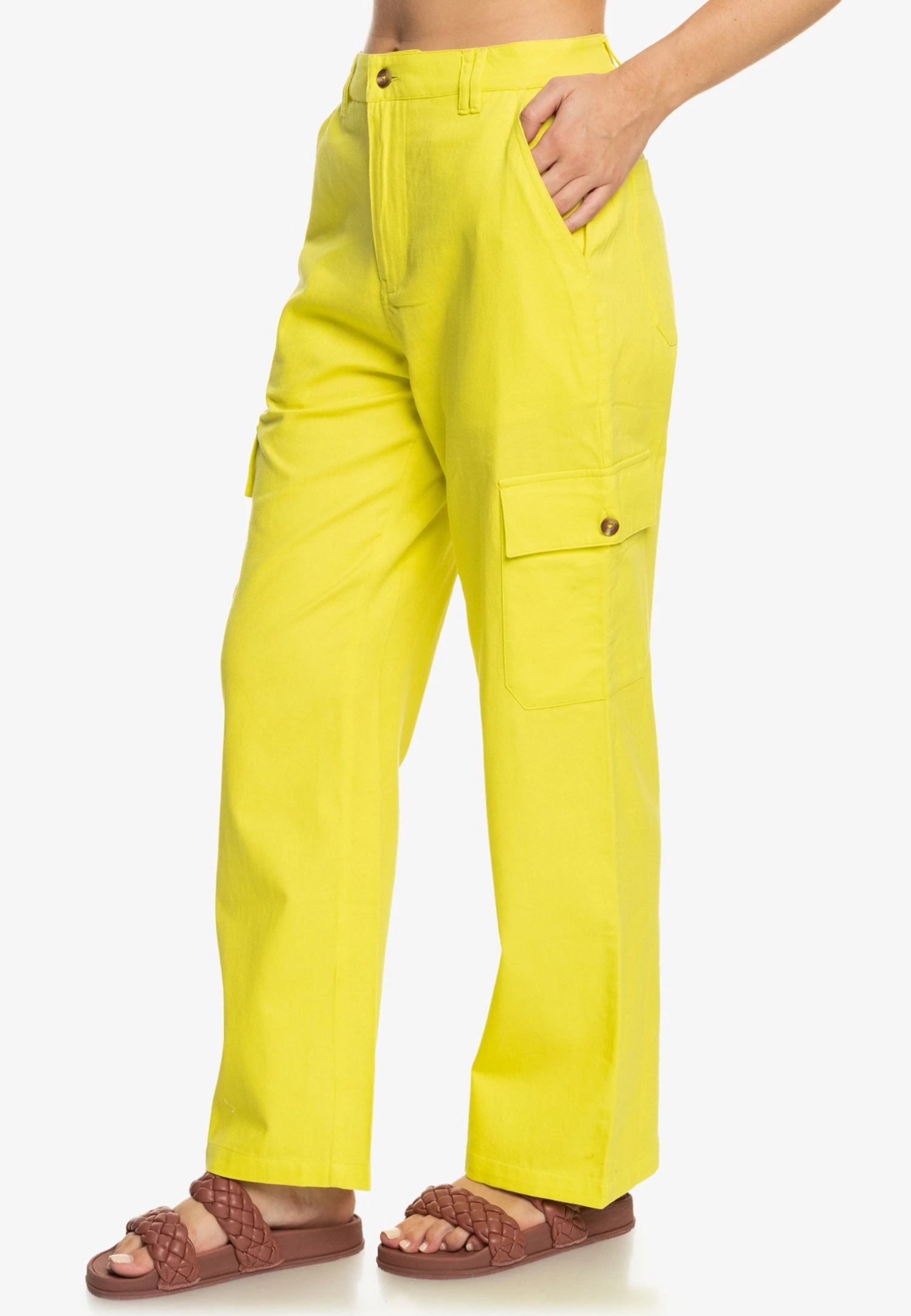 Roxy Surf.Kind.Kate - Cargo Trousers - Yellow Plum 6 Roxy Surf.Kind.Kate - Cargo Trousers - Yellow Plum - Image 4