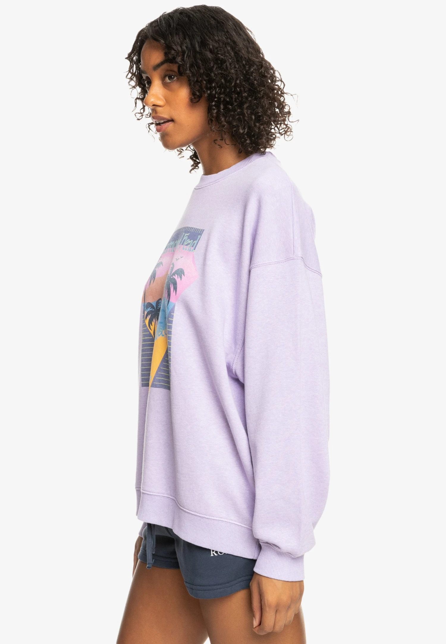 Roxy Take Your Place B - Sweatshirt - Purple Rose 6 Roxy Take Your Place B - Sweatshirt - Purple Rose - Image 4