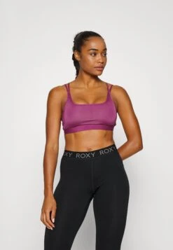 Roxy Feel Like Me - Medium Support Sports Bra - Boysenberry