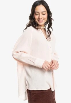 Roxy Morning Langarm - Button-Down Blouse - Orange -Roxy f533395bf85640eebeb725801b7a5929