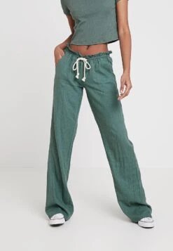 Roxy Oceanside Pants - Trousers - Duck Green